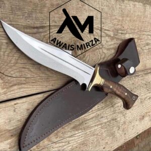 Custom handmade d2 high carbon steel blade bowei knife hunting knife camping knife